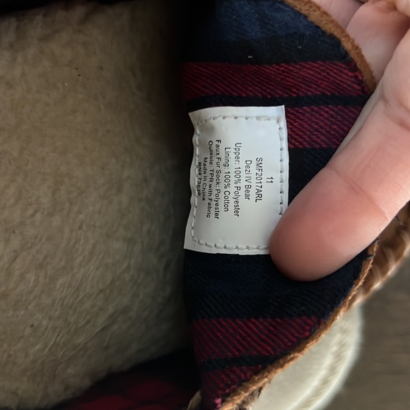 Men’s Ralph Lauren Polo Bear Slippers size 11 Classic Embroidered Patriotic Bear - Picture 7 of 8